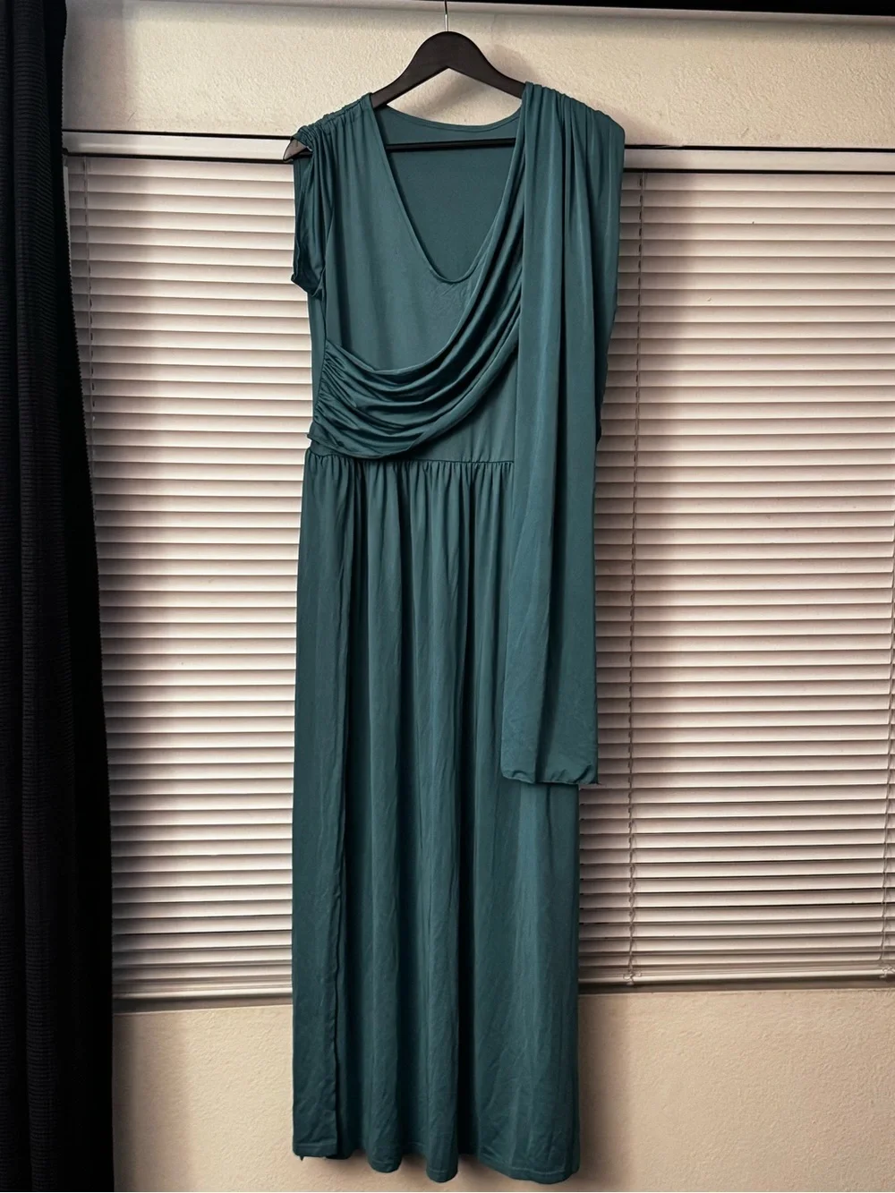Statue of Liberty Women's Costume Size Large with Dress, Crown, Torch & Tattoos